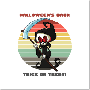 Sunset Death / Halloween's Back... Trick or Treat! Posters and Art